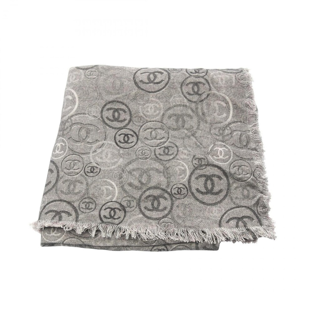 Chanel Coco Mark Poncho Stole Cashmere #278074C12B